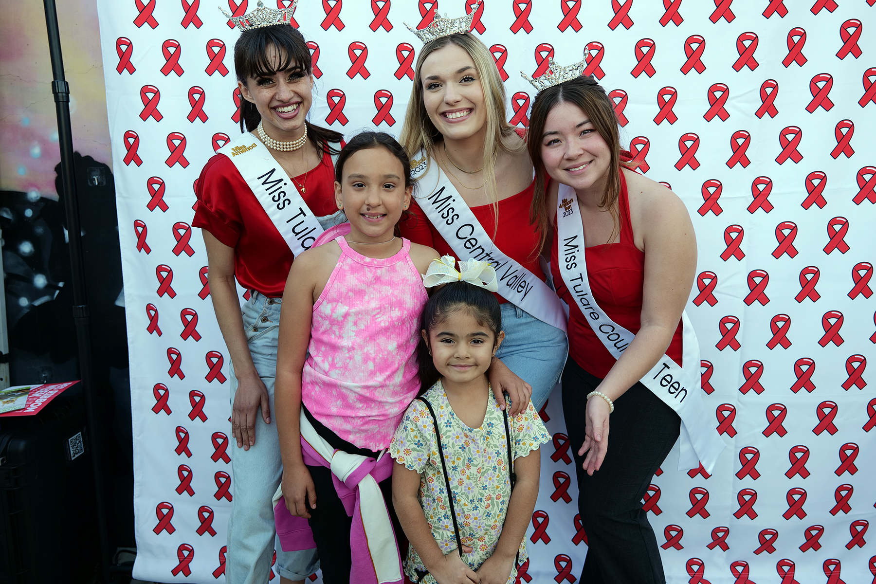 tulare county royalty with students