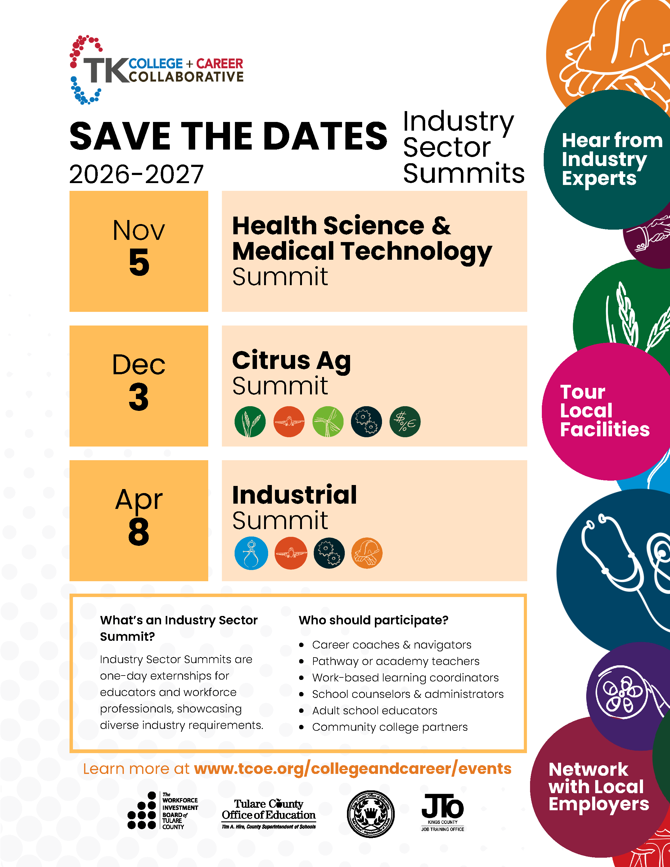 All Sector Summit Info Flyer