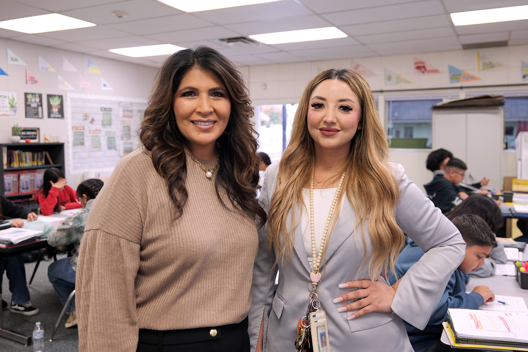 Josey Domingcil and Jessica Guzman