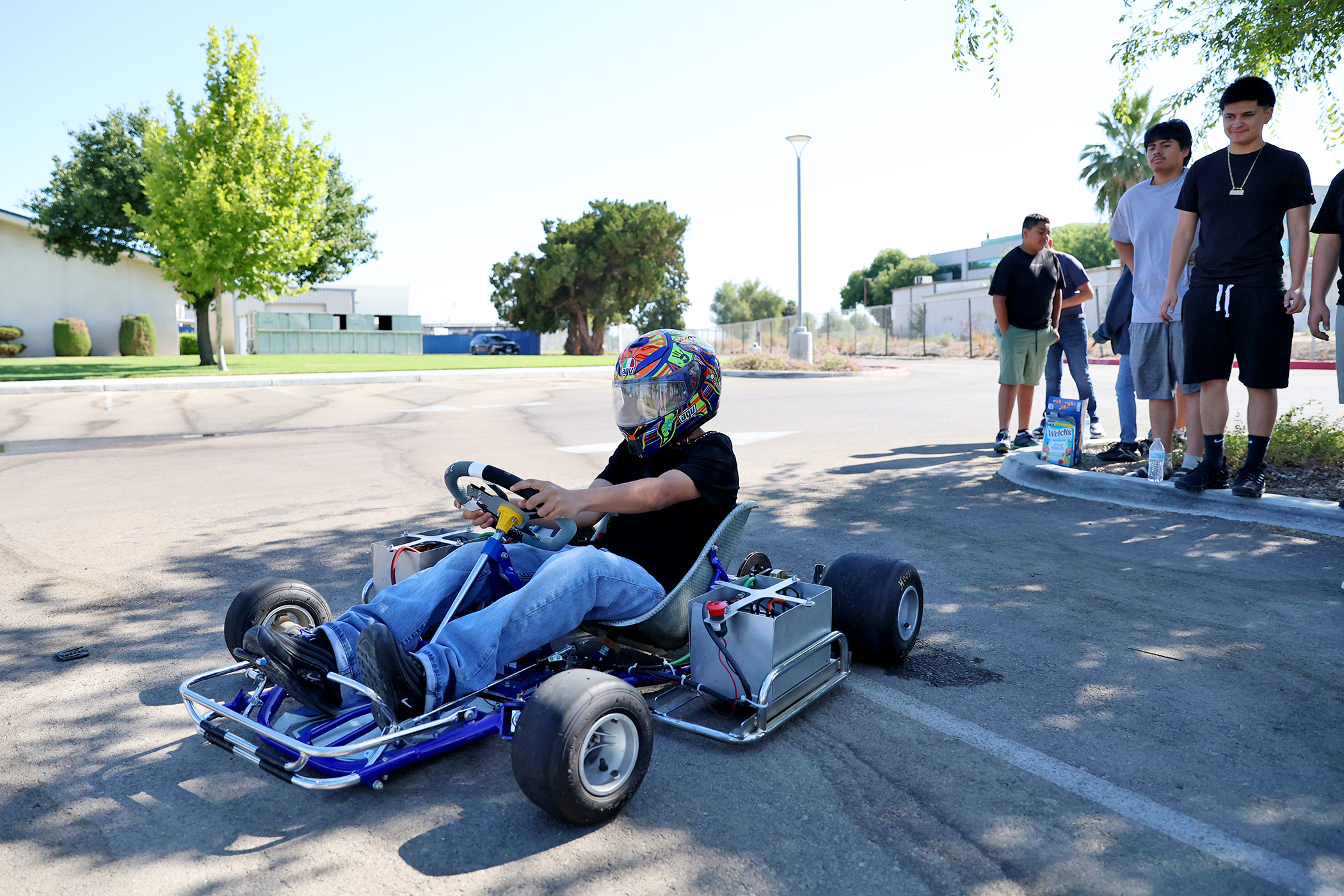 Yael Palomero in go-kart