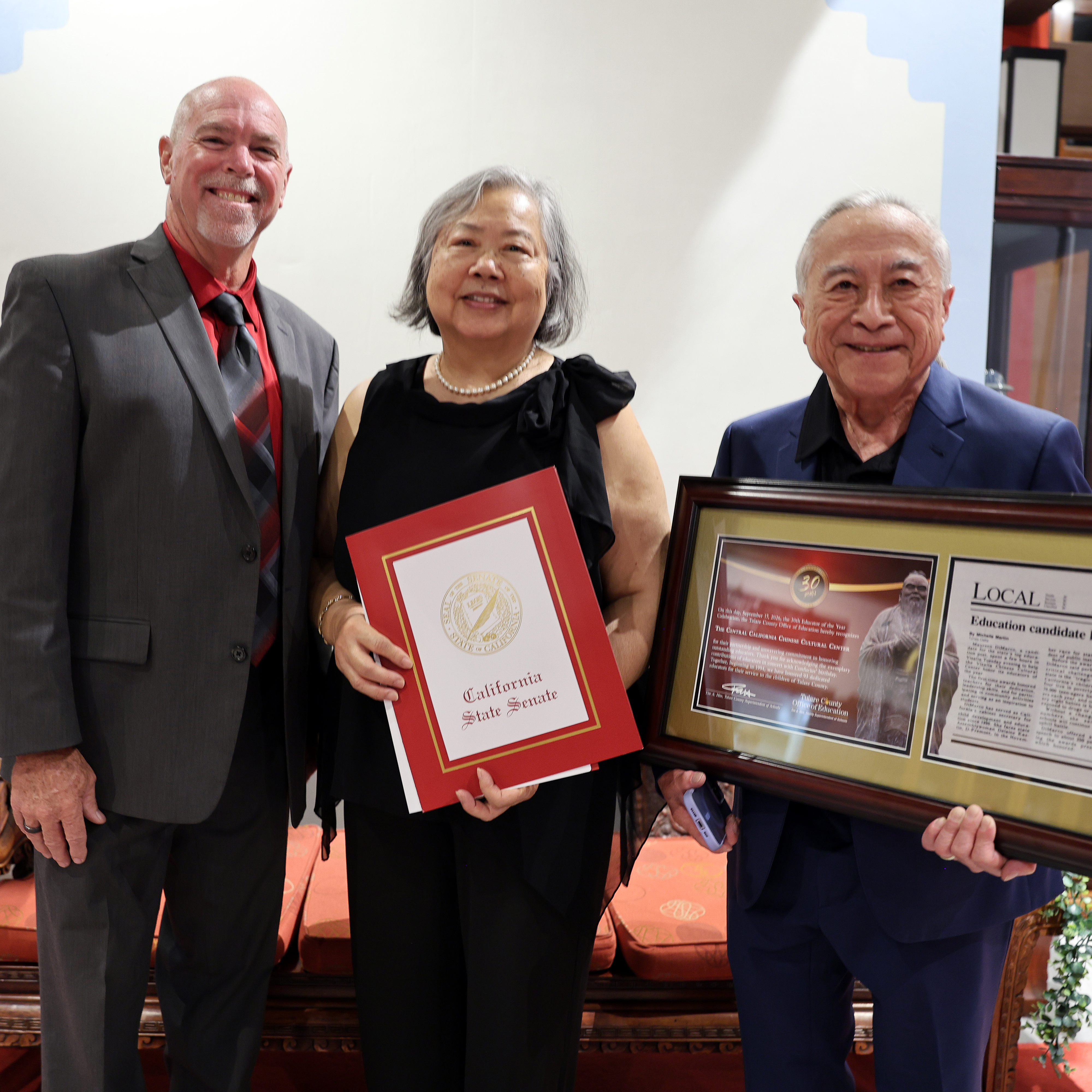 Plaque presentation