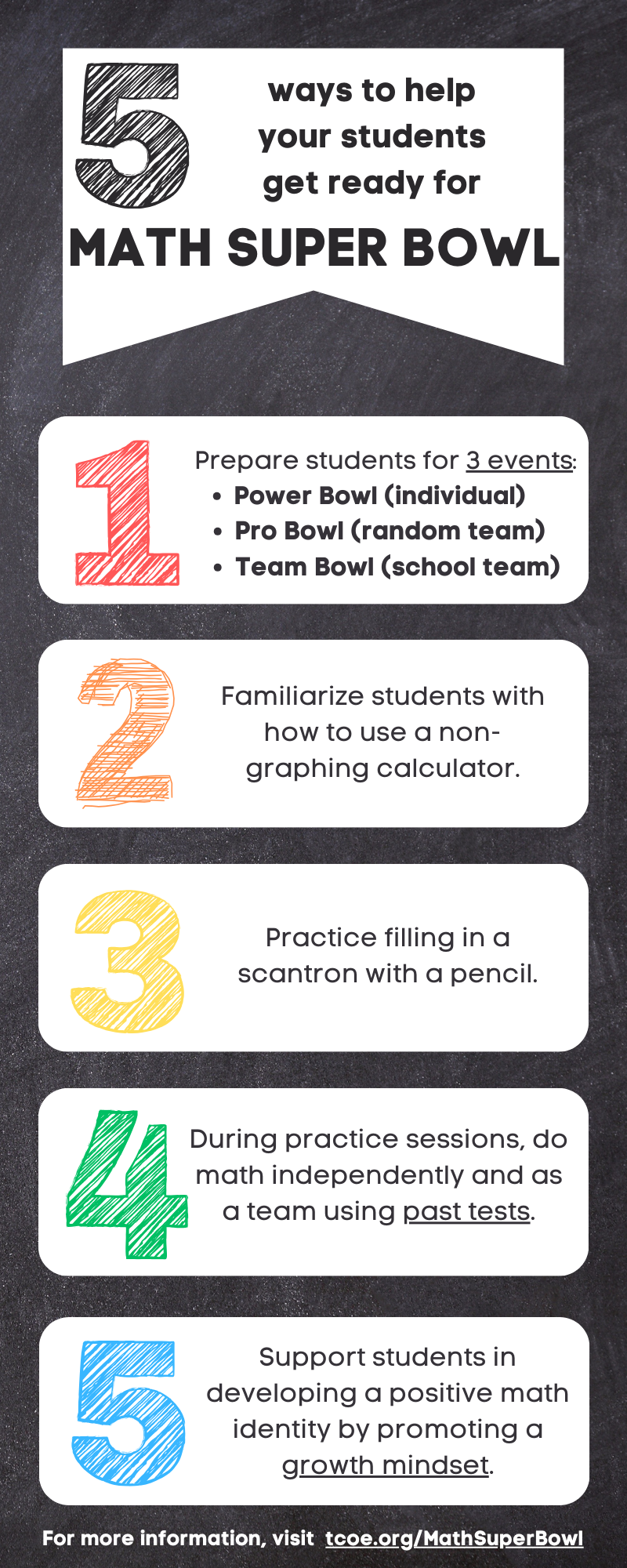 5 ways to help your students prepare for Math Super Bowl