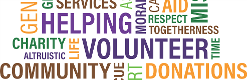 Volunteer word graphic