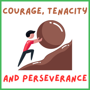 Courage, Tenacity and Perseverance - Grades 9-12