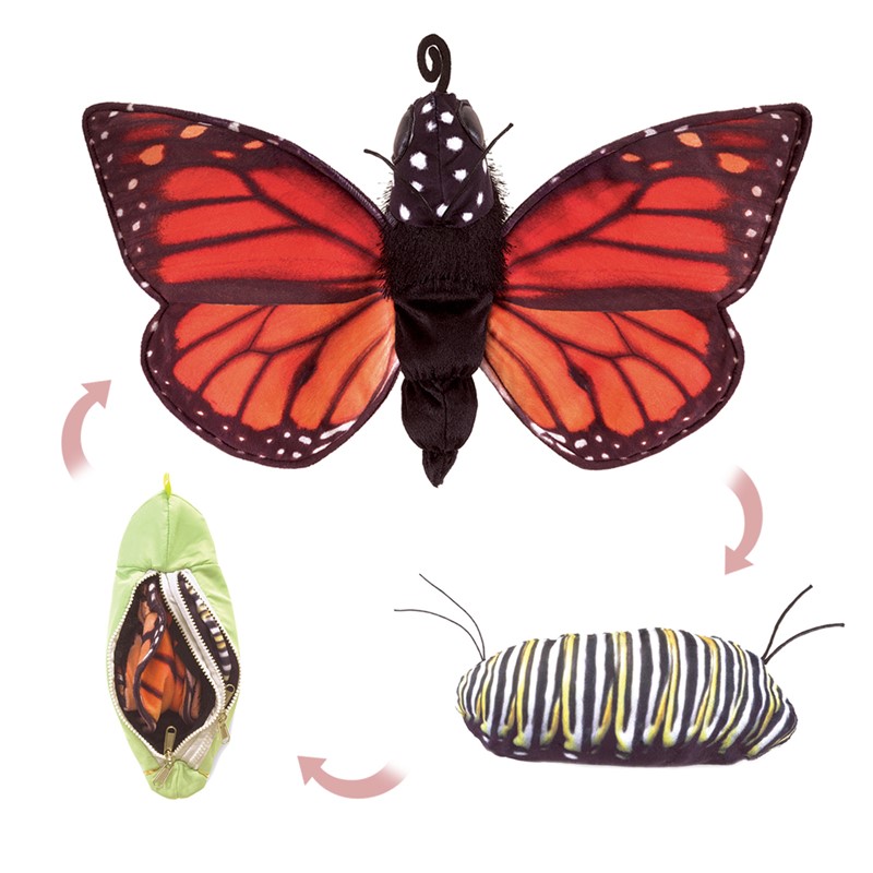 Monarch Butterfly Life Cycle Puppet