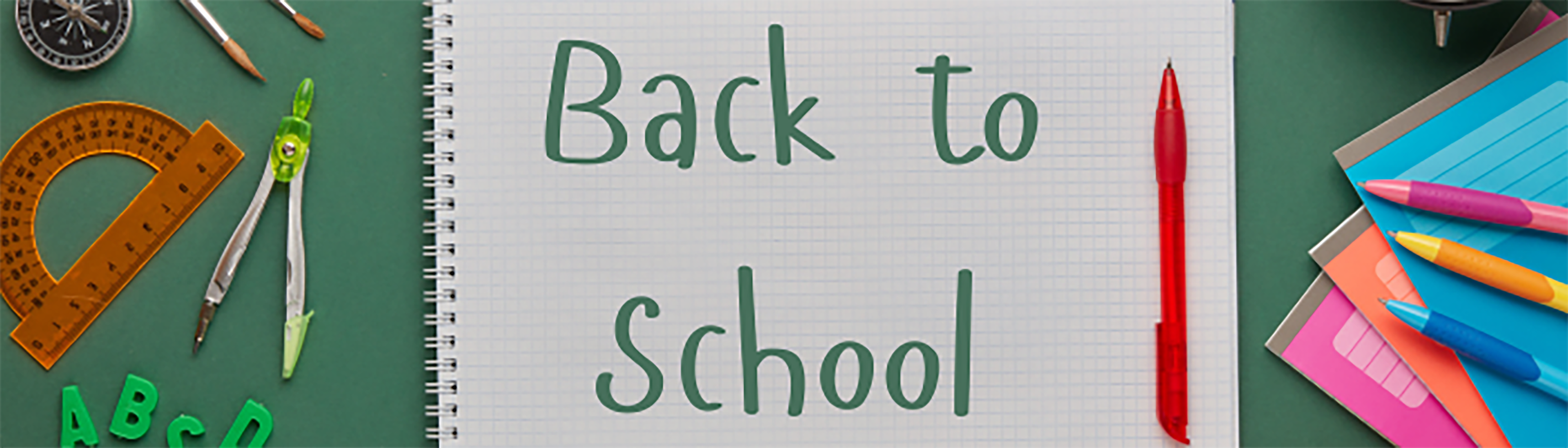 Back to School Theme Banner