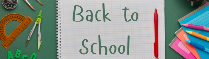 Back to School Theme Banner