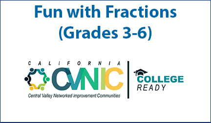 fun-with-fractions Professional Learning Session: Fun with Fractions (Grades 3-6)