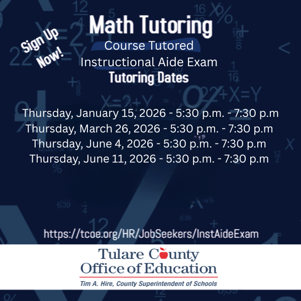 math tutoring flyer Jan - June 2026