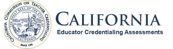 Logo of California Commission on Teacher Credentialing Educator Assessment Division