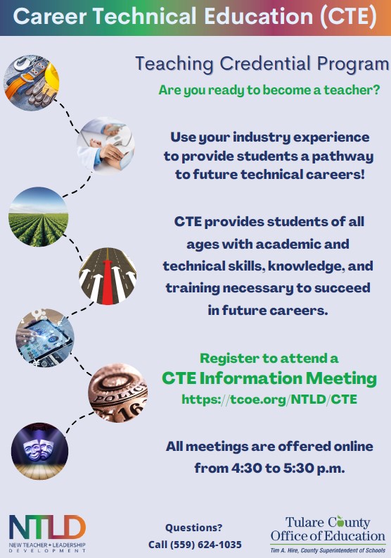 Click on the flyer to register for a CTC Information Meeting