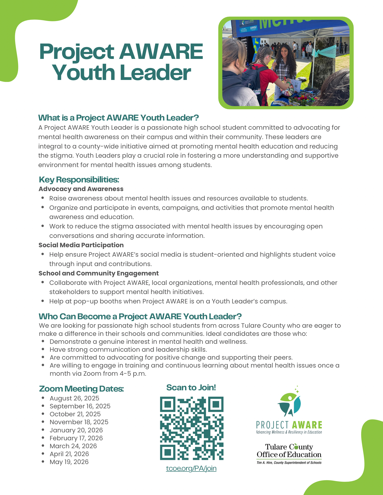 Youth Leader Infographic