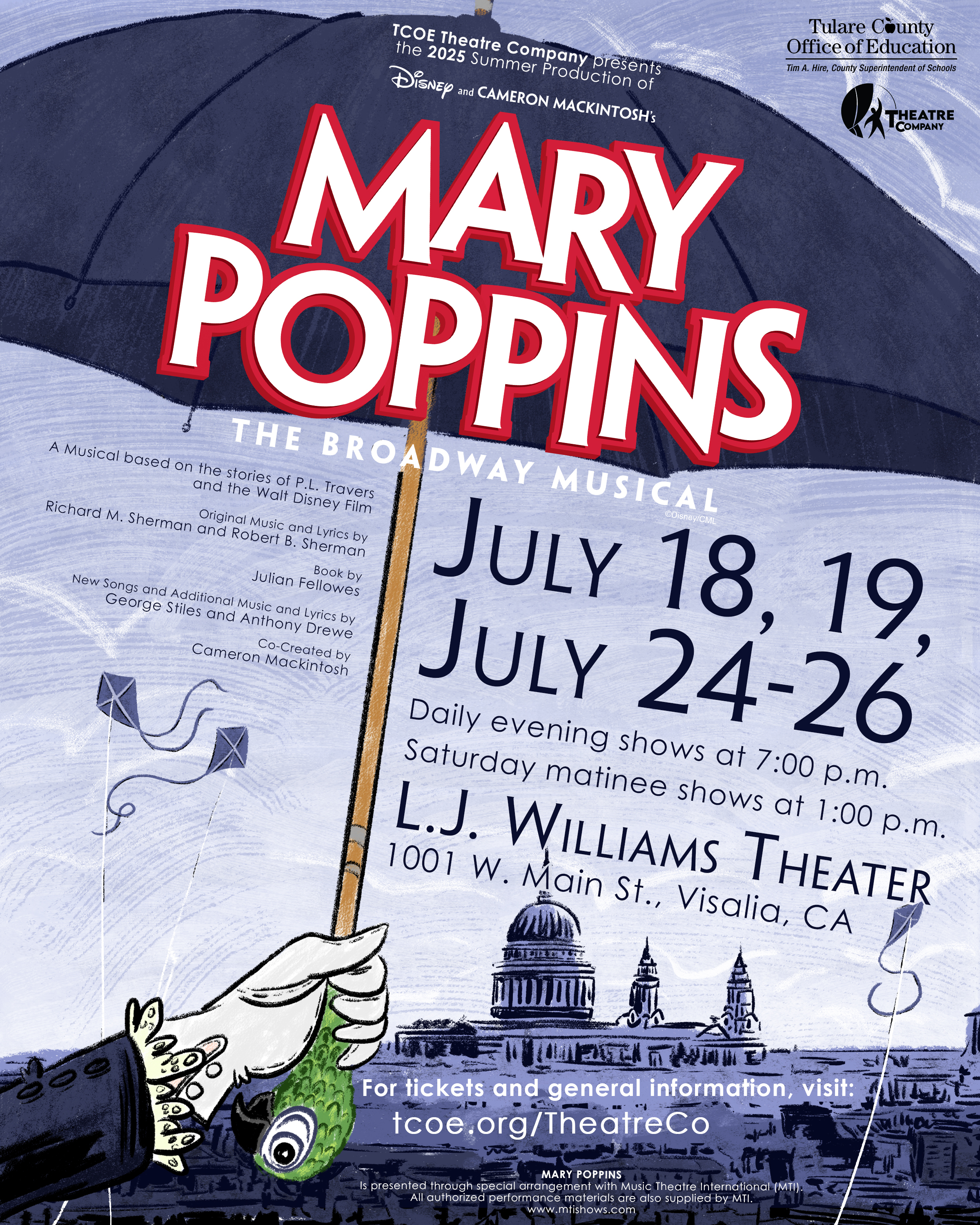 Mary Poppins Poster - 8 x 10