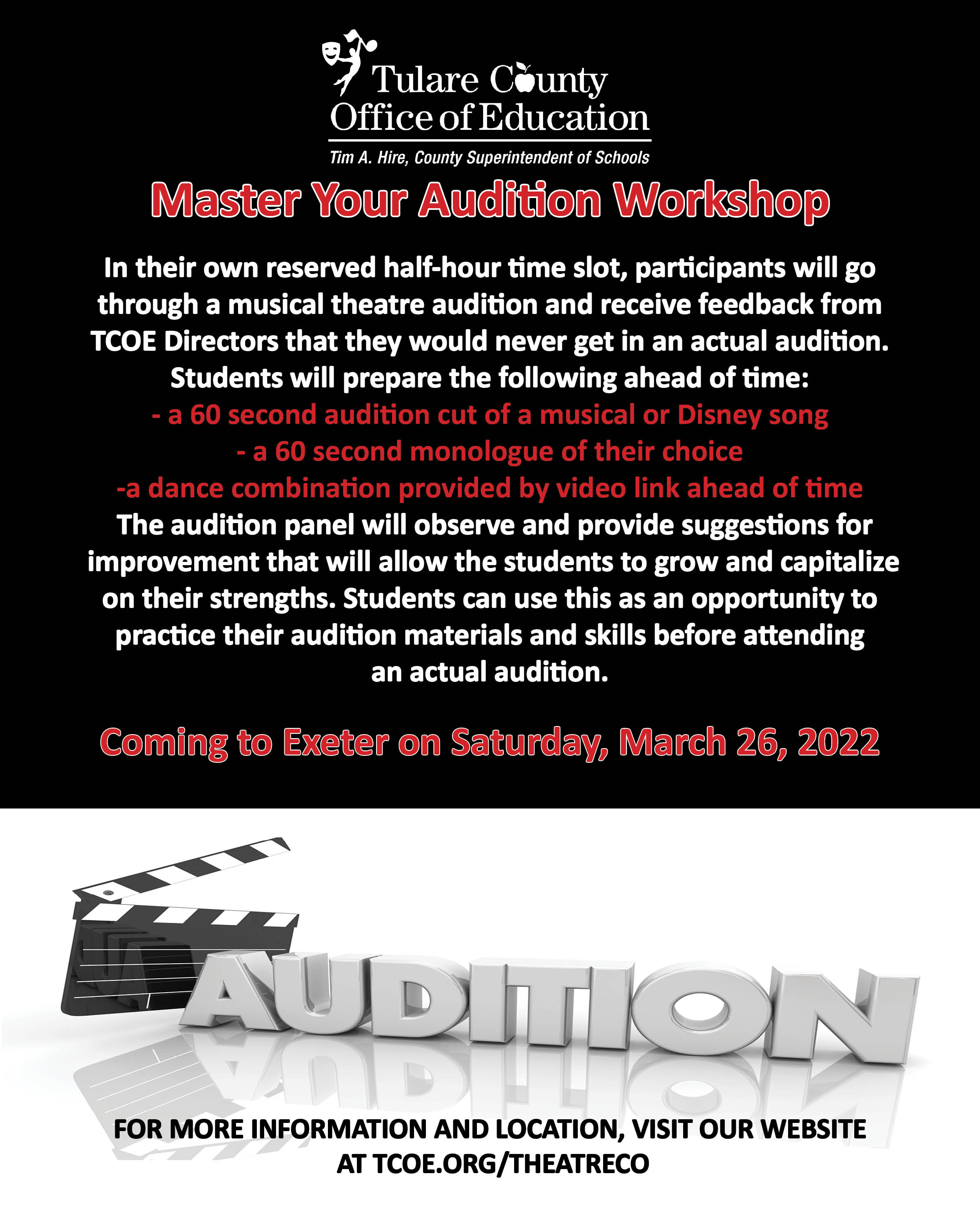 Master Your Audition Workshop